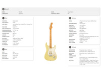 Fender Player II Stratocaster HSS Maple Fingerboard Hialeah Yellow Fender Player II Stratocaster HSS Maple Fingerboard Hialeah Yellow